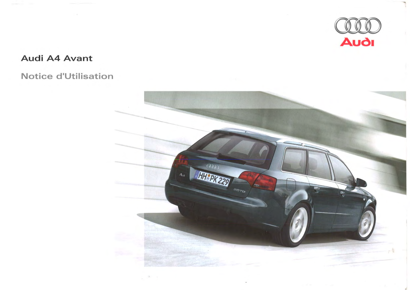 AUDI A4 2012 User Manual