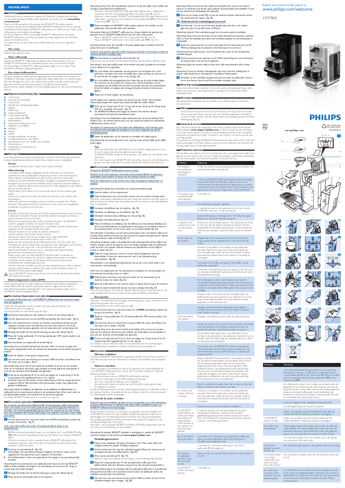 PHILIPS HD7860 User Manual