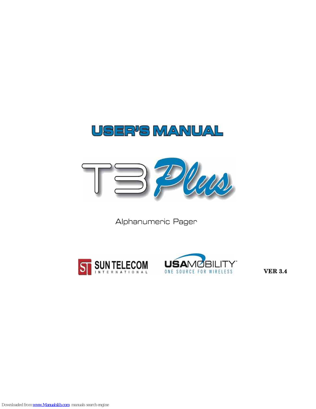 Sun Telecom T3 Plus User Manual