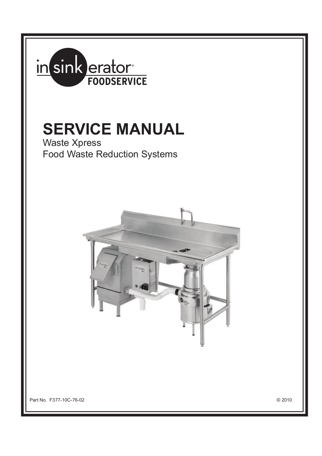 Insinkerator WX101A Service Manual