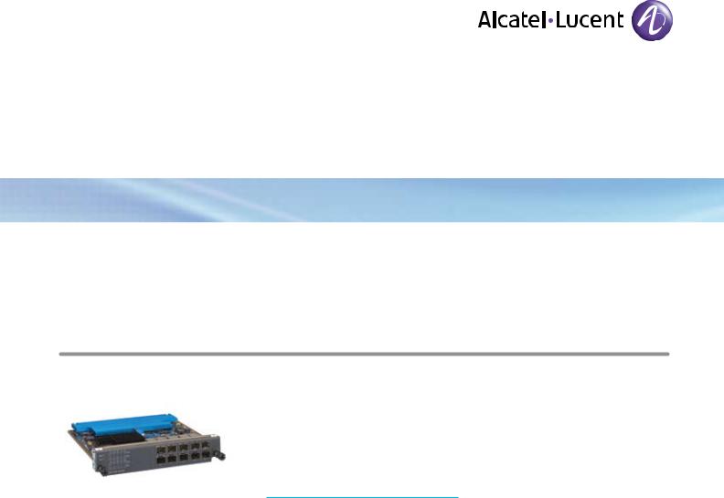 Alcatel-Lucent 7750 User Manual