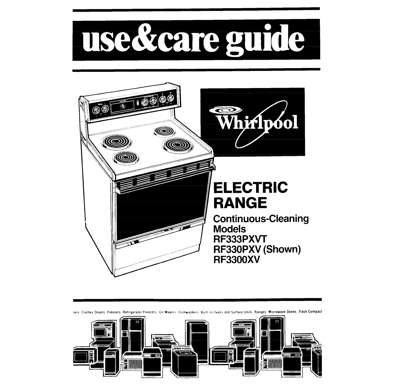 Whirlpool RF330PXV, RF3300XV User Manual - ManualMachine.com Whirlpool RF330PXV, RF3300XV User Manual - ManualMachine.com