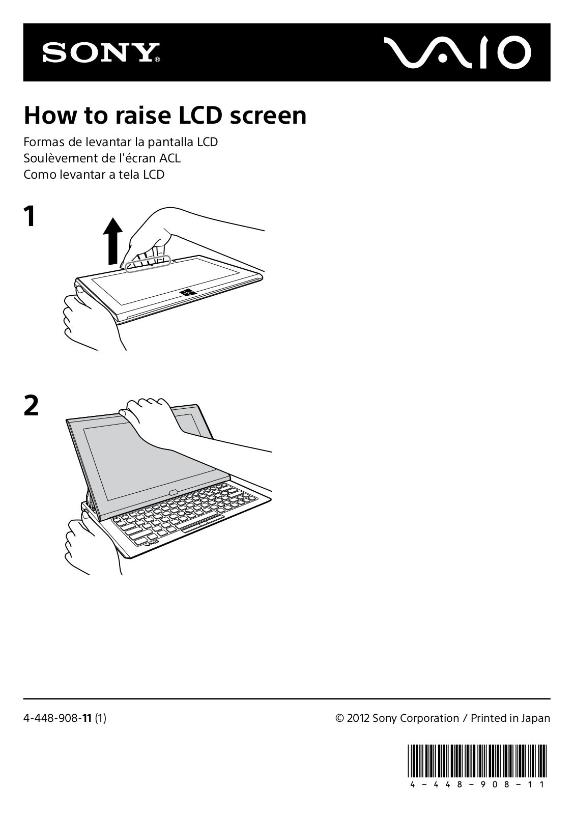 Sony SVD11223CXS User Manual