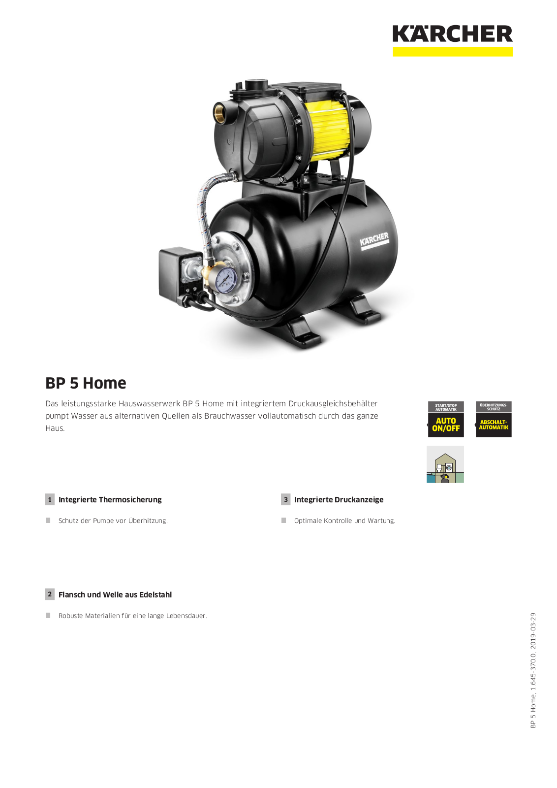 Kärcher BP5 Home User Manual