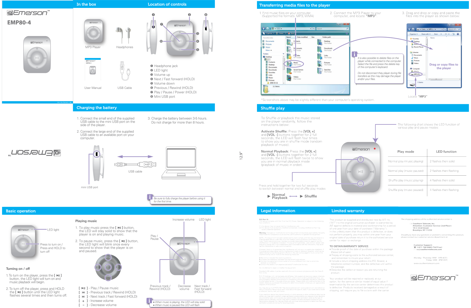 Emerson EMP80-4 User Manual