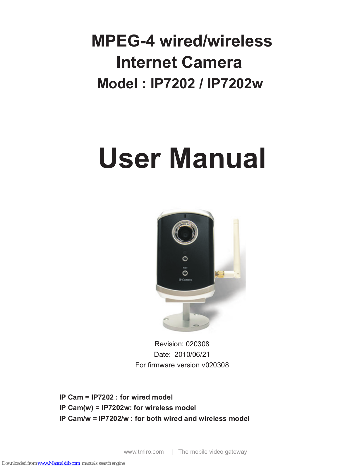 TMIRO IP7202w, IP7202 User Manual - ManualMachine.com