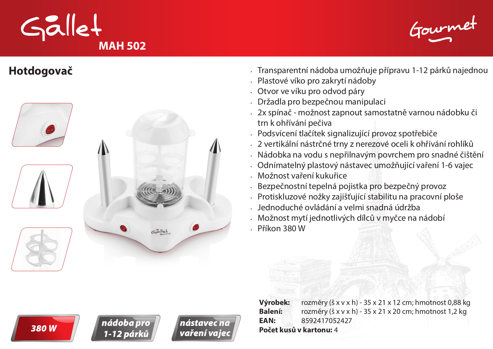 Gallet MAH 502 User Manual