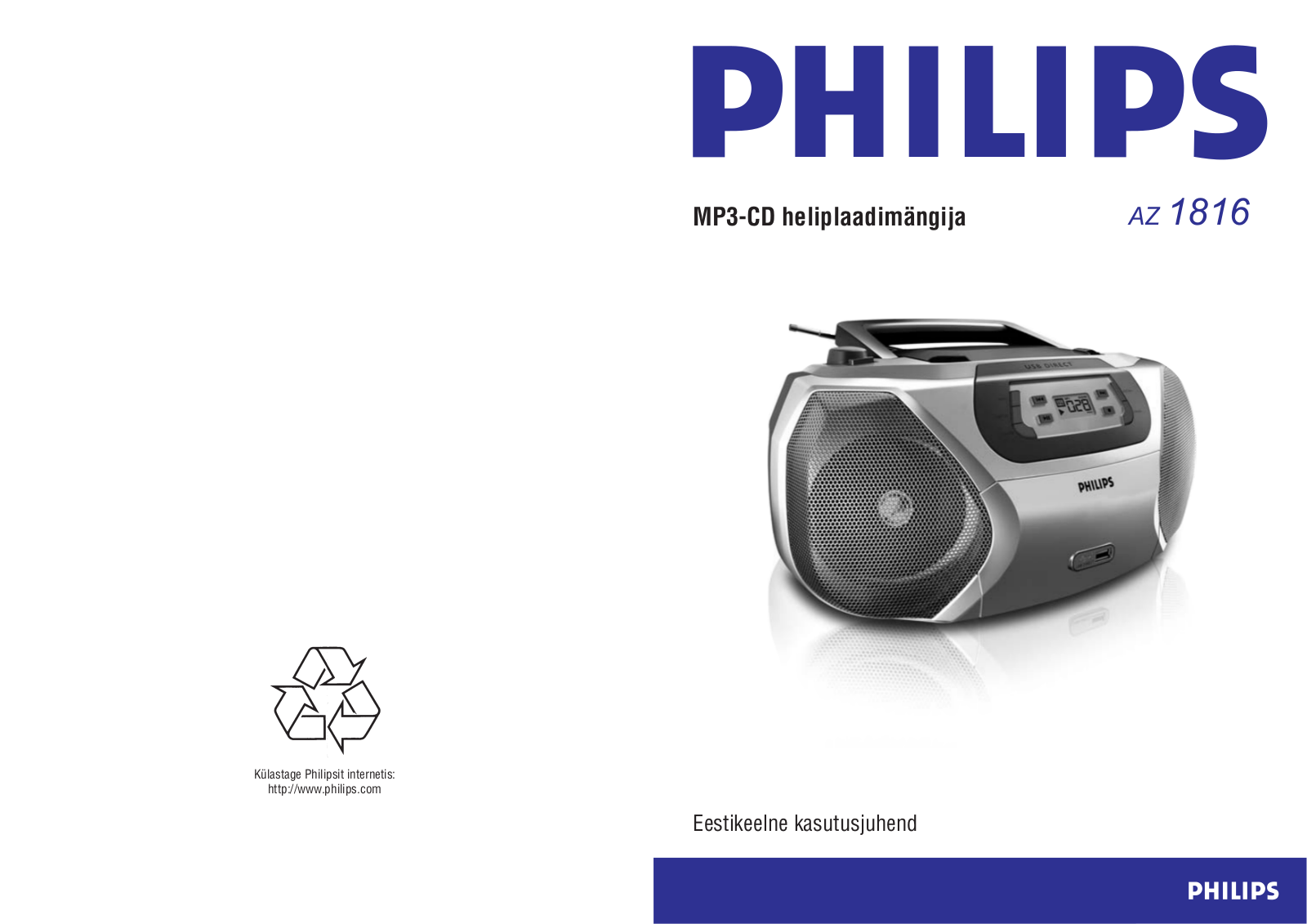 Philips AZ1816 User Manual