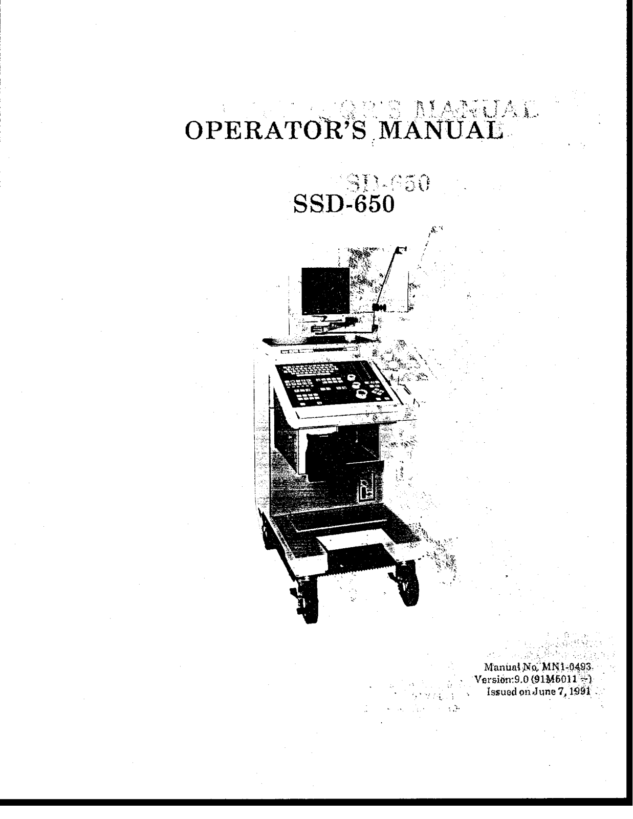 Aloka SSD-650 User manual