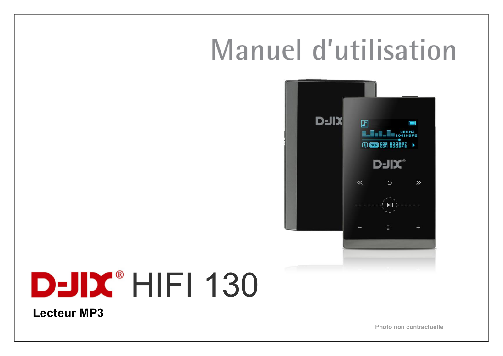 D-JIX HIFI 130 Instruction Manual