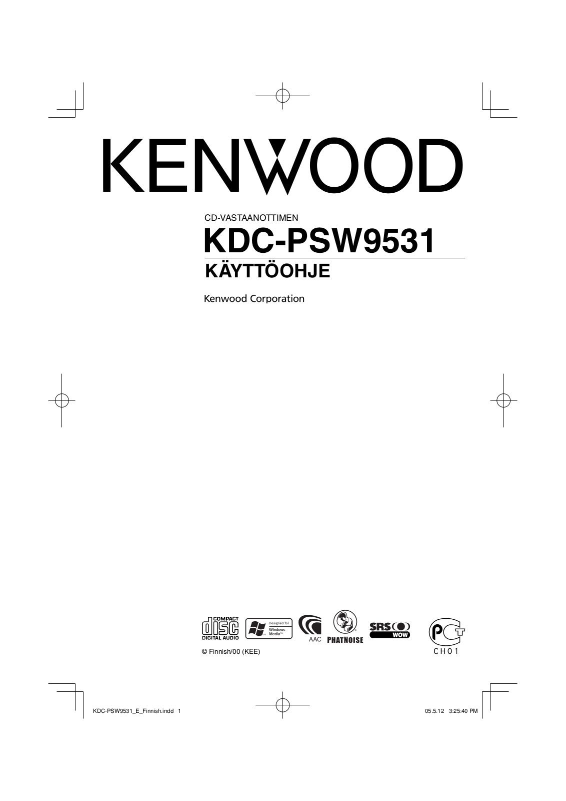 Kenwood KDC-PSW9531 User Manual