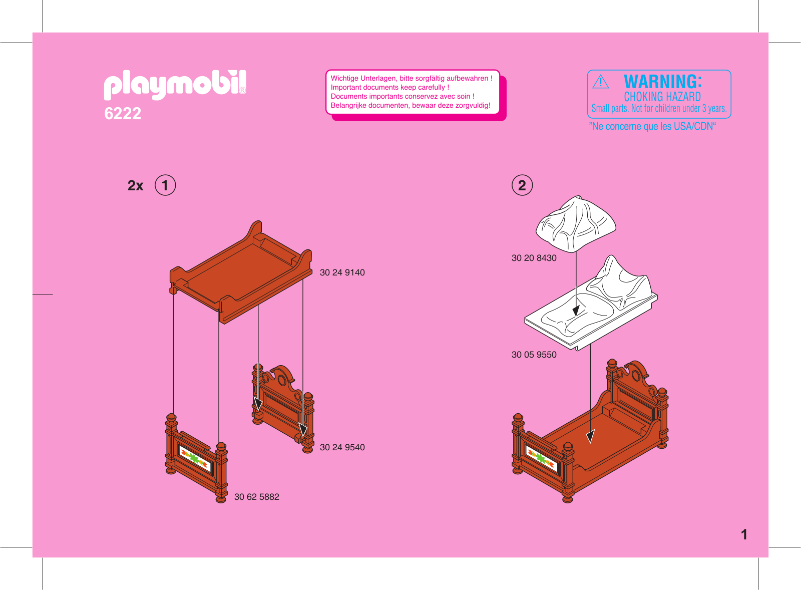 Playmobil 6222 Instructions