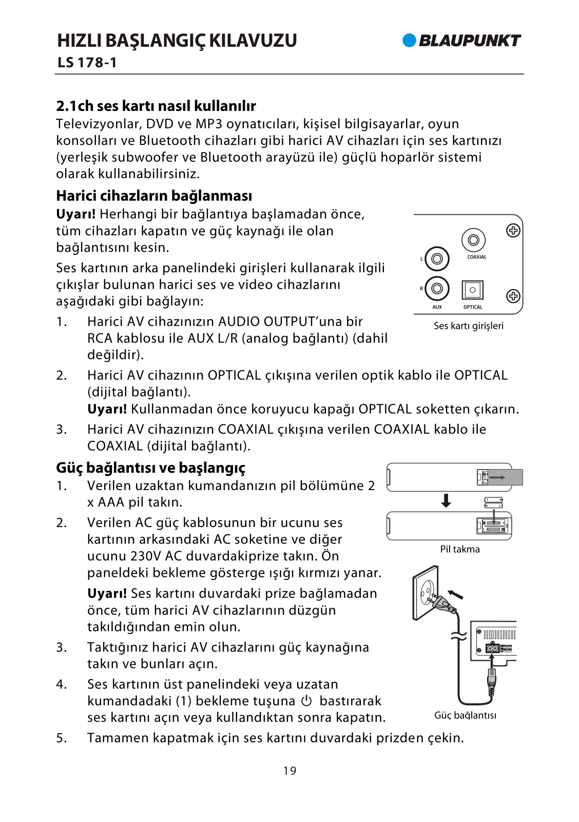 Blaupunkt LS 178-1 User guide