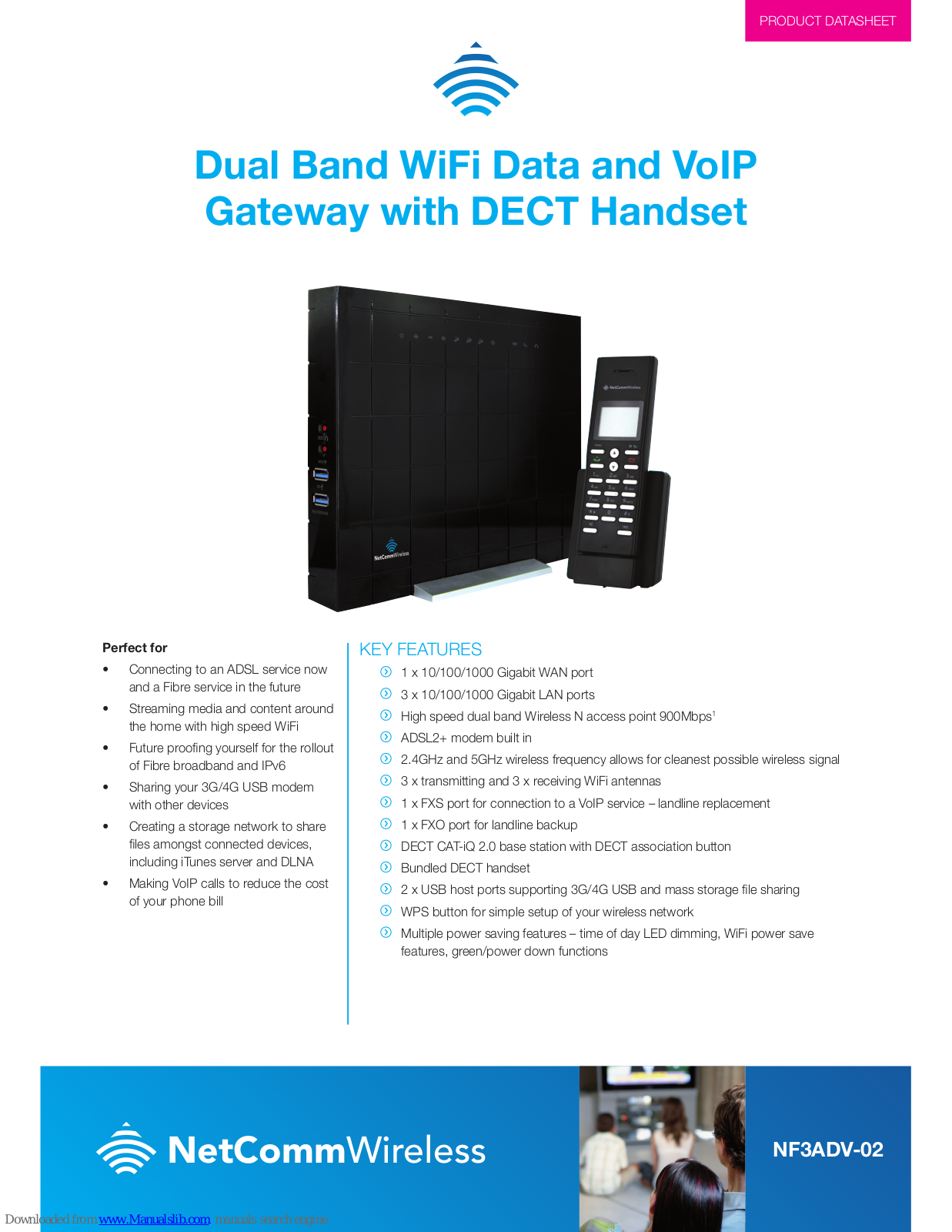 NetComm NF3ADV-02 Specifications