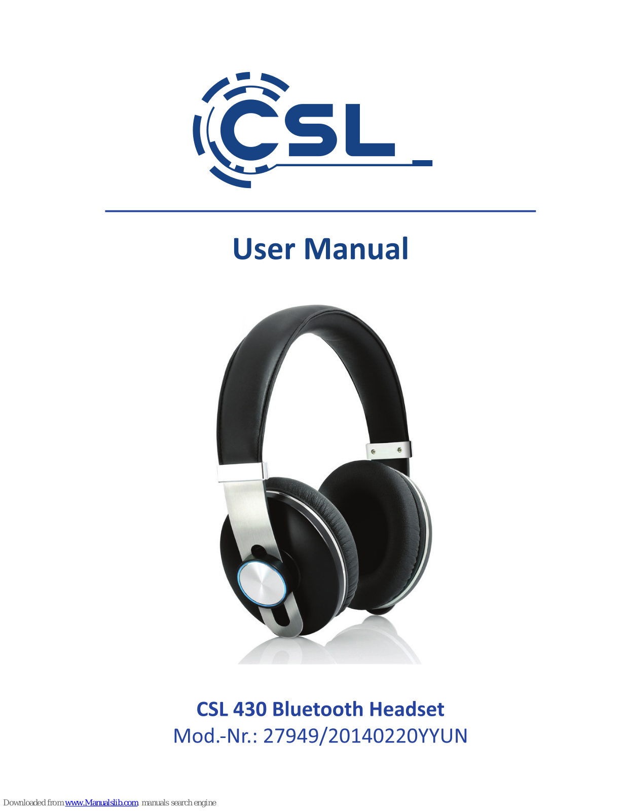 CSL 430 User Manual