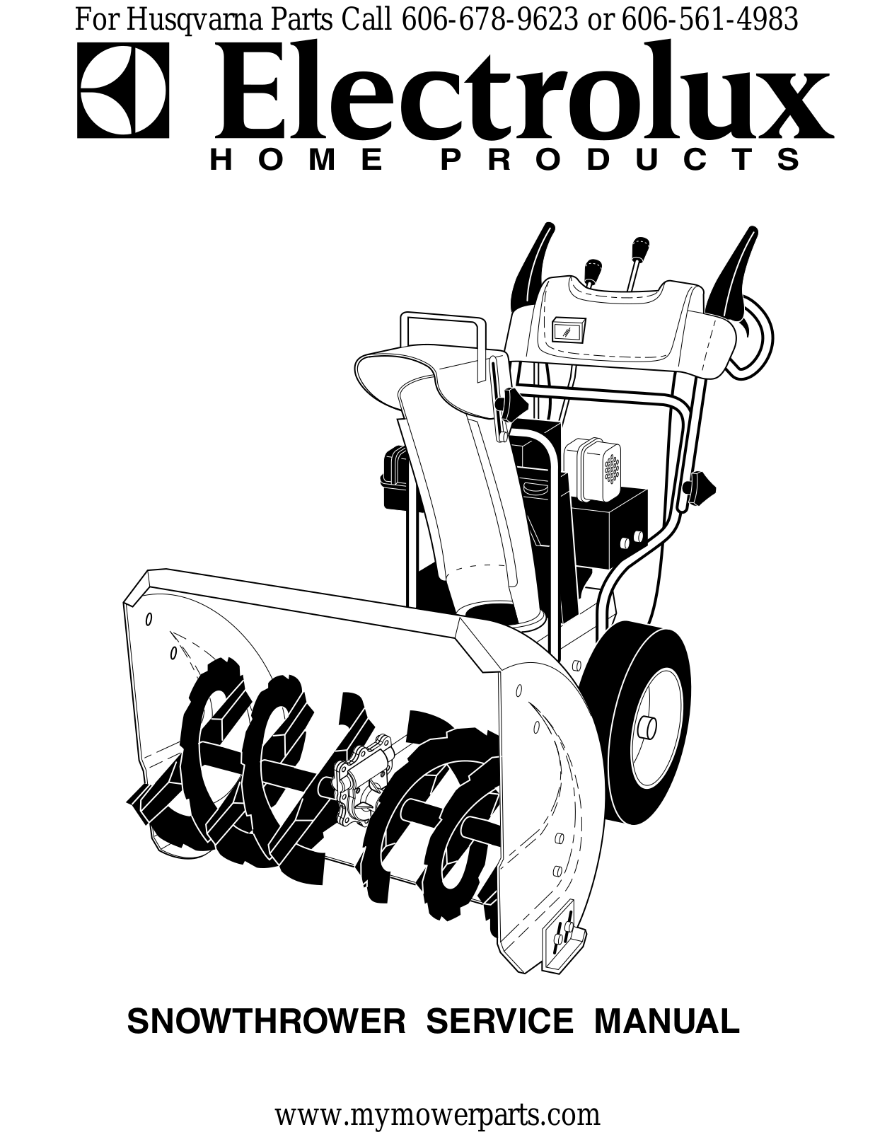 Electrolux OHV User Manual