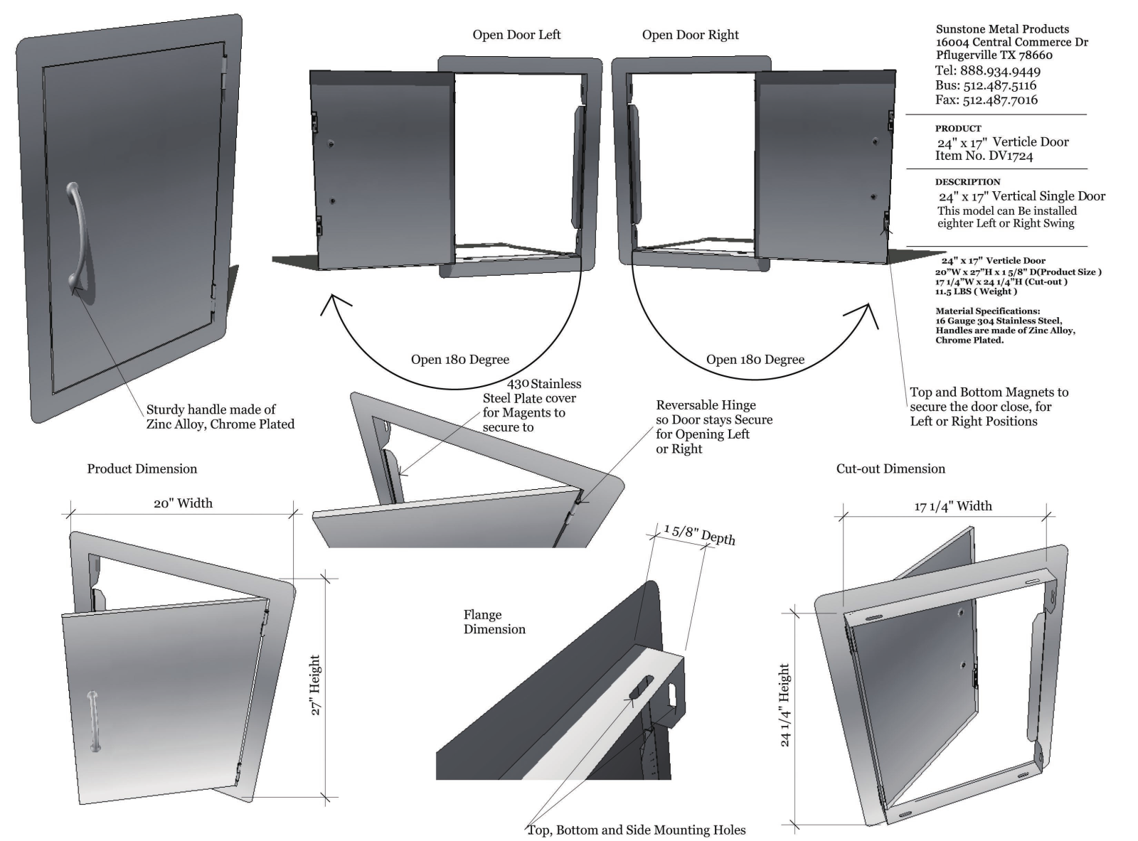Sunstone DV1724 Specifications - ManualMachine.com
