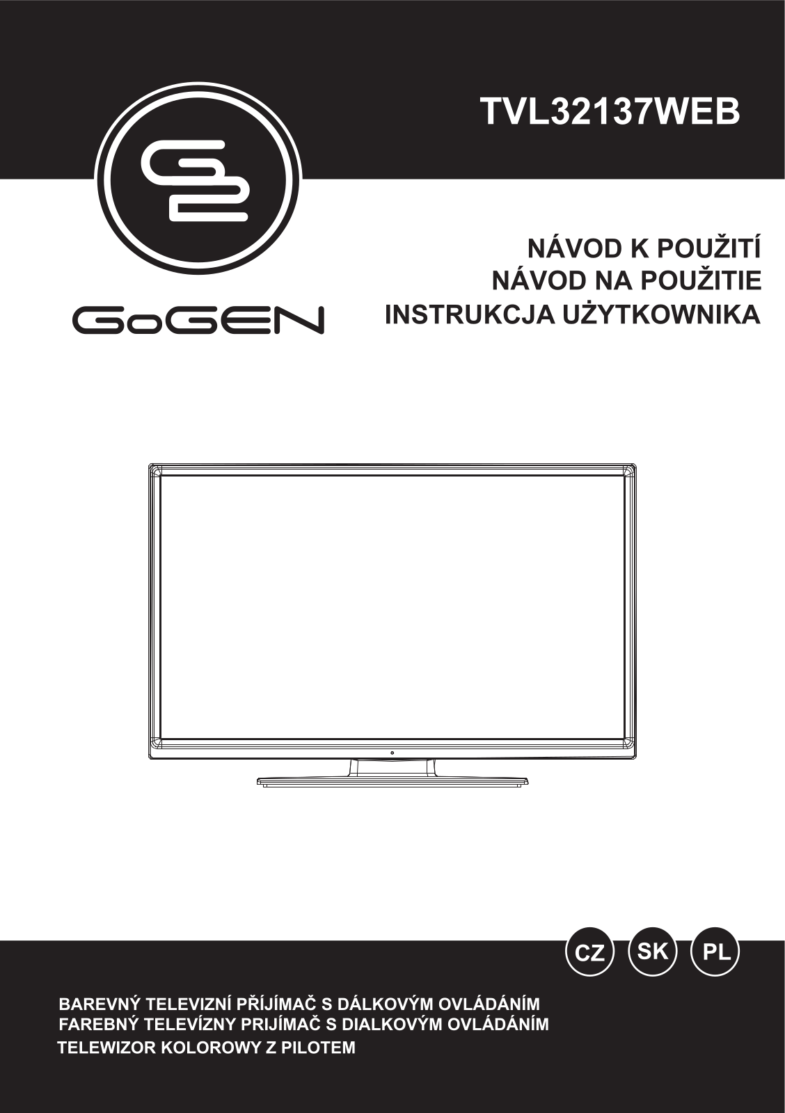 GoGEN TVL 32137 WEB User Manual