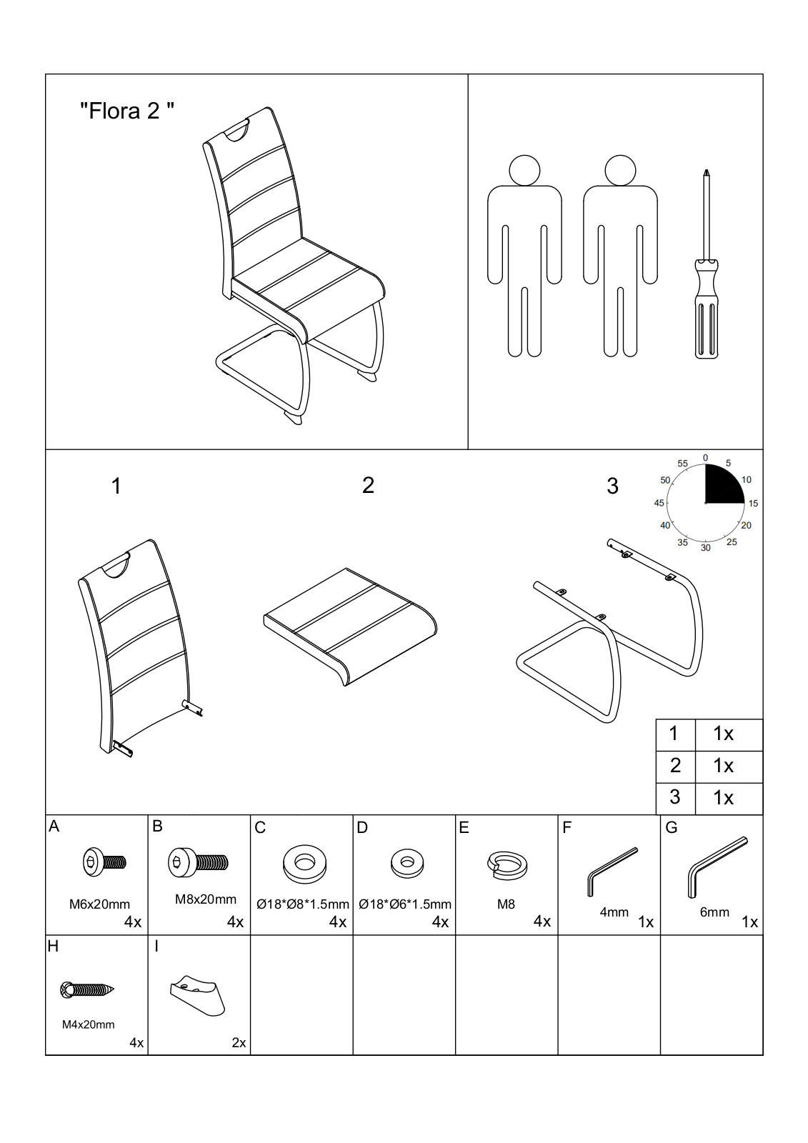 HELA FLORA Assembly instructions