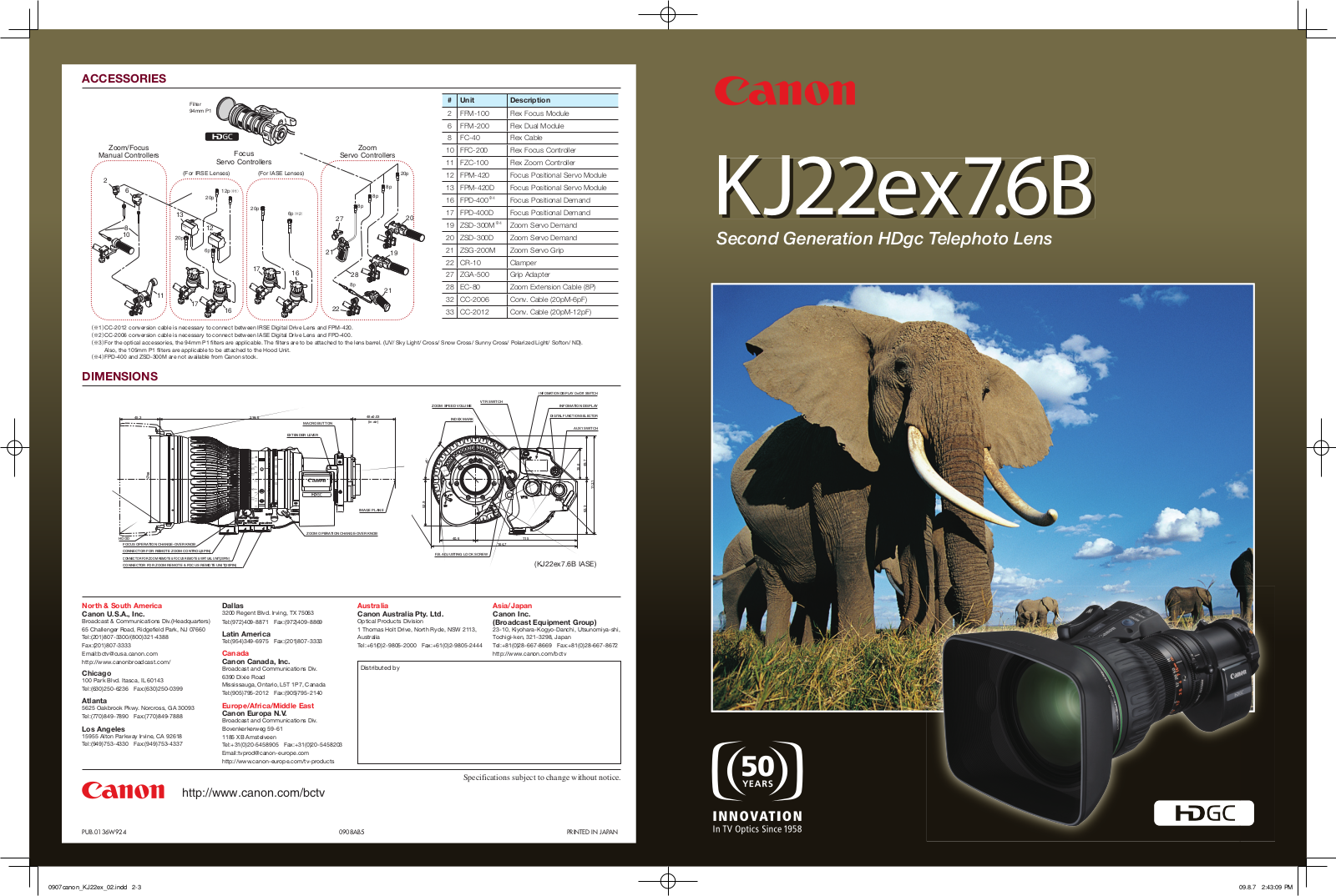 Canon KJ22EX7.6B User Manual