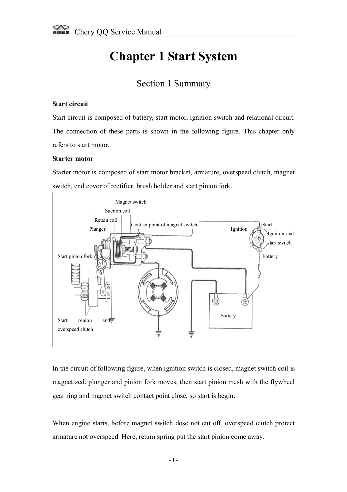 Chery S11 LHD 2003 2016 User Manual