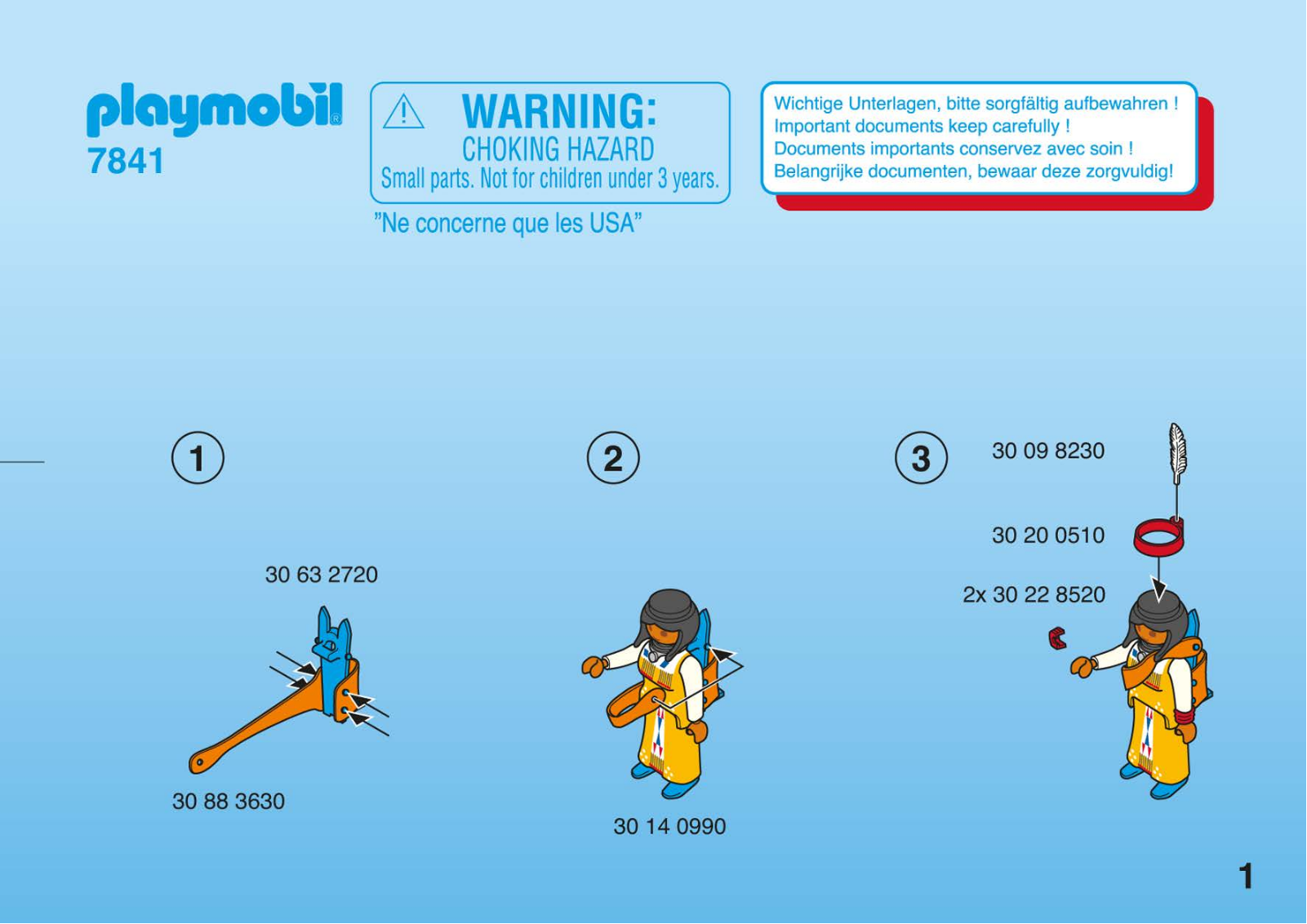 Playmobil 7841 Instructions