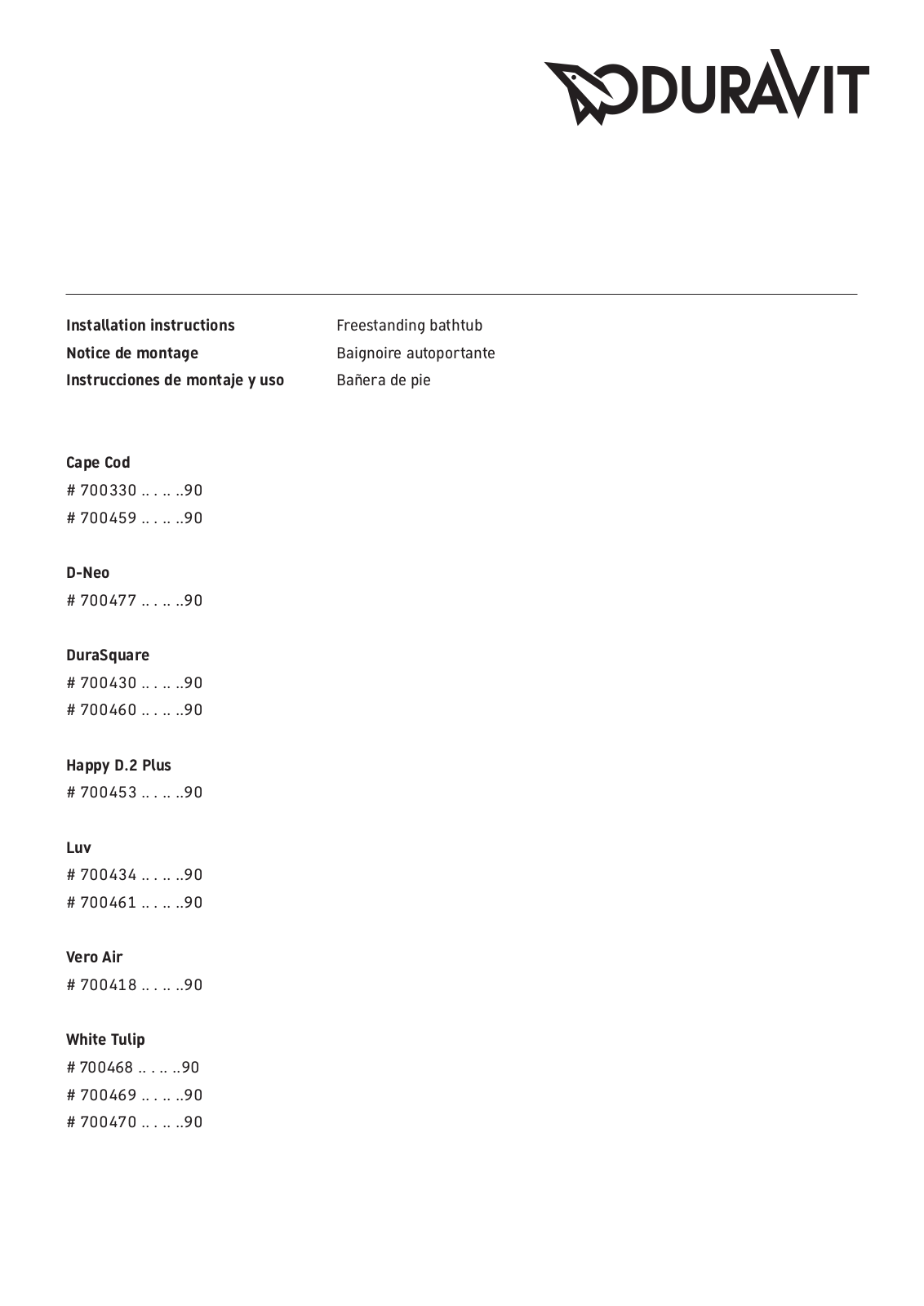Duravit CBWE2193 Installation & Assembly - ManualMachine.com