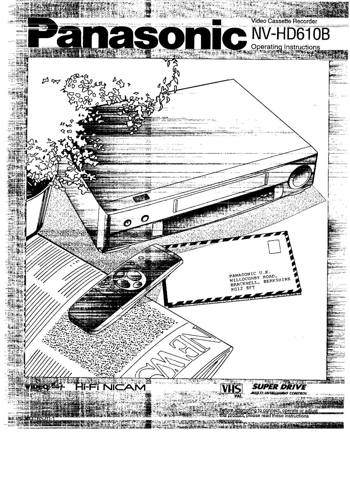 Panasonic NV-HD610B User Manual