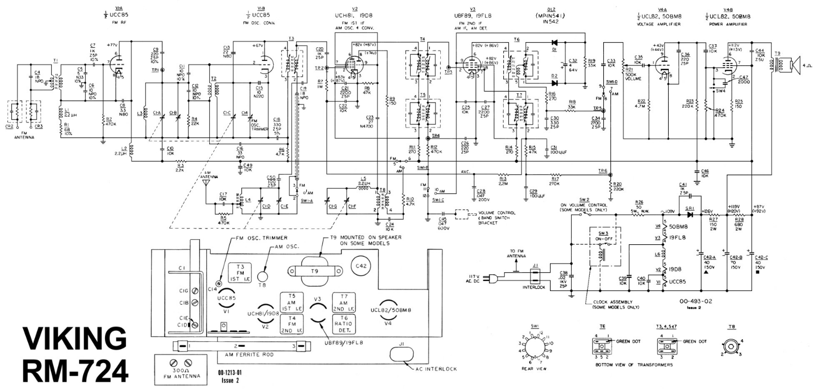 Viking RM-724 Schematic