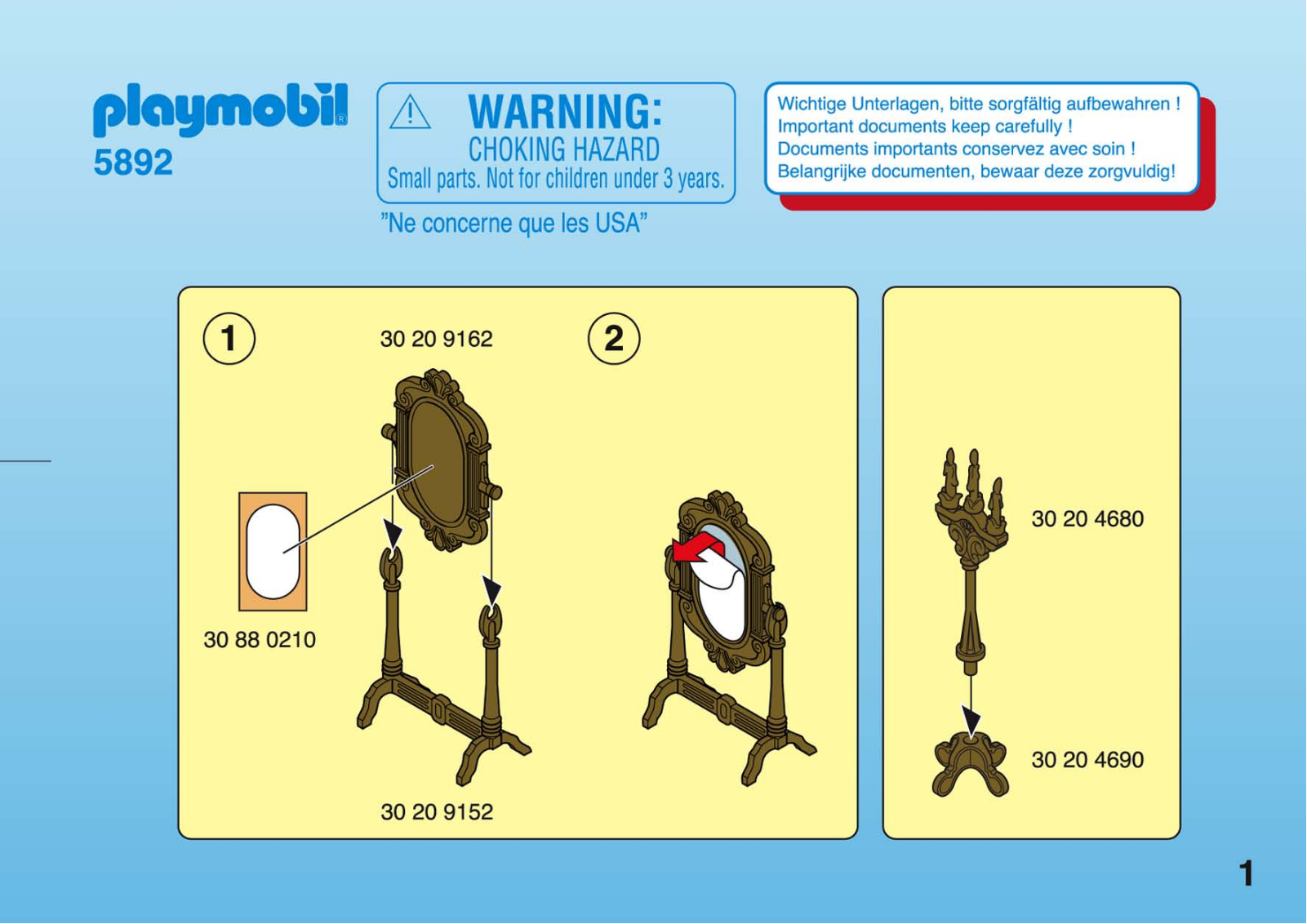 Playmobil 5892 Instructions