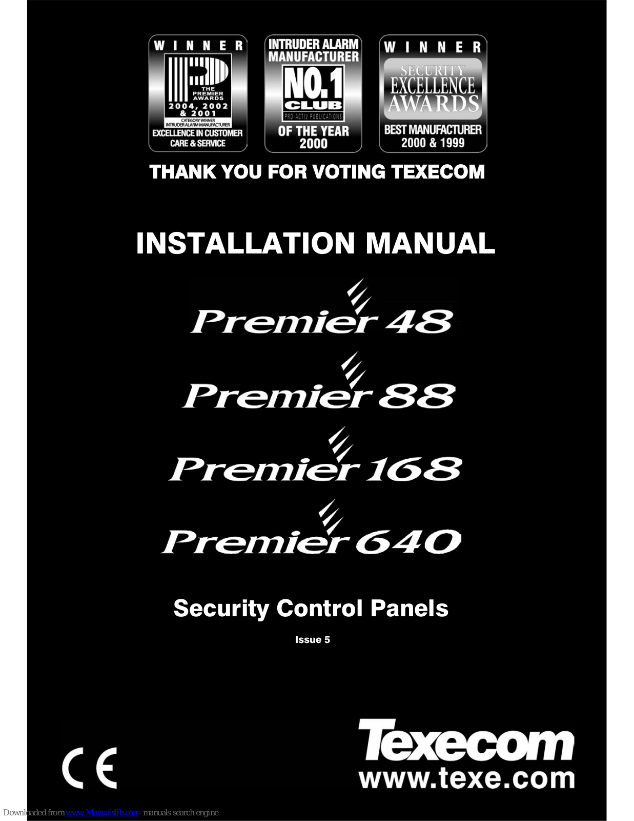 Texecom Premier 48, Premier 168, Premier 640, Premier 88 Installation Manual - ManualMachine.com