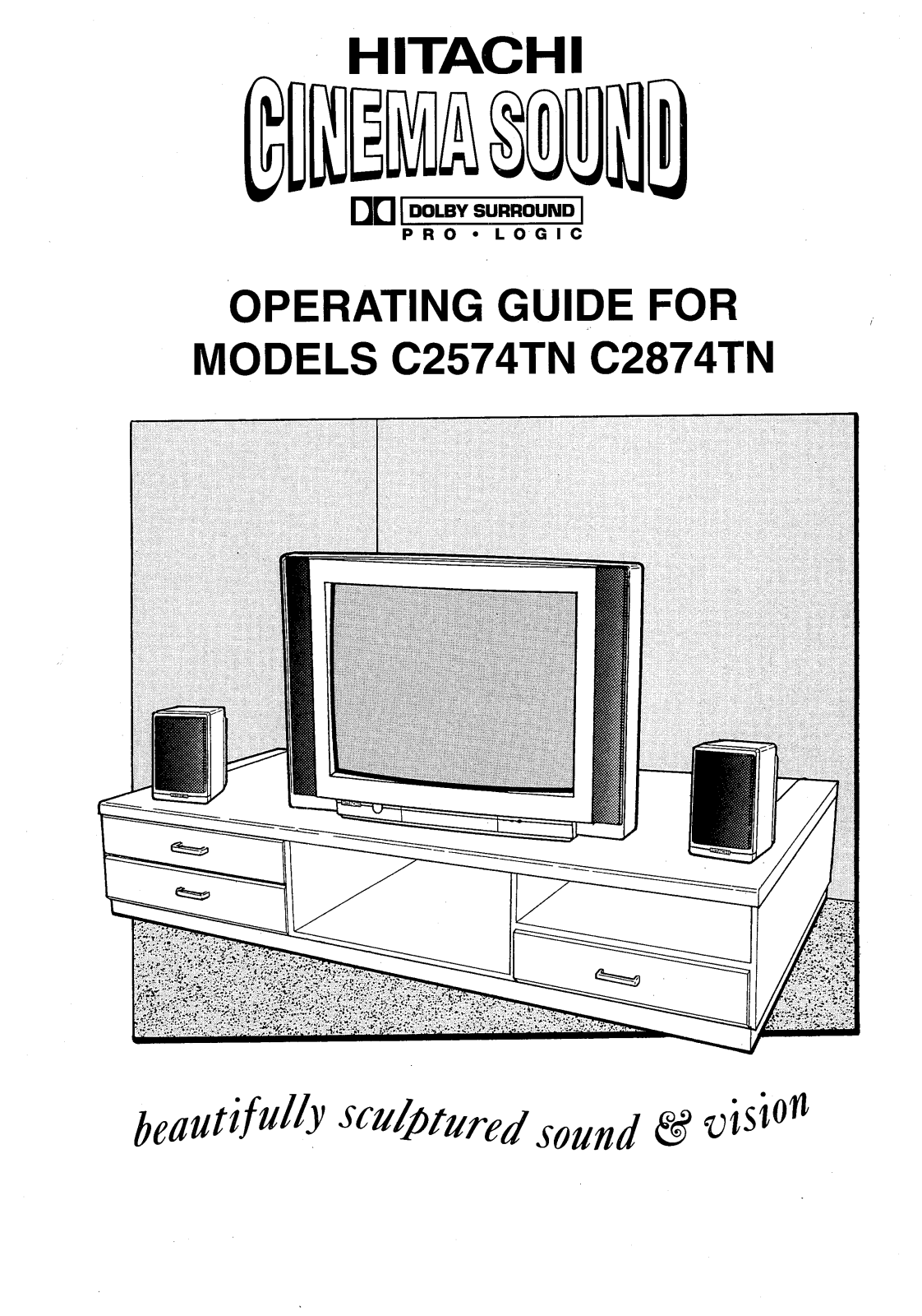 Hitachi C2874TN, C2574TN User Manual