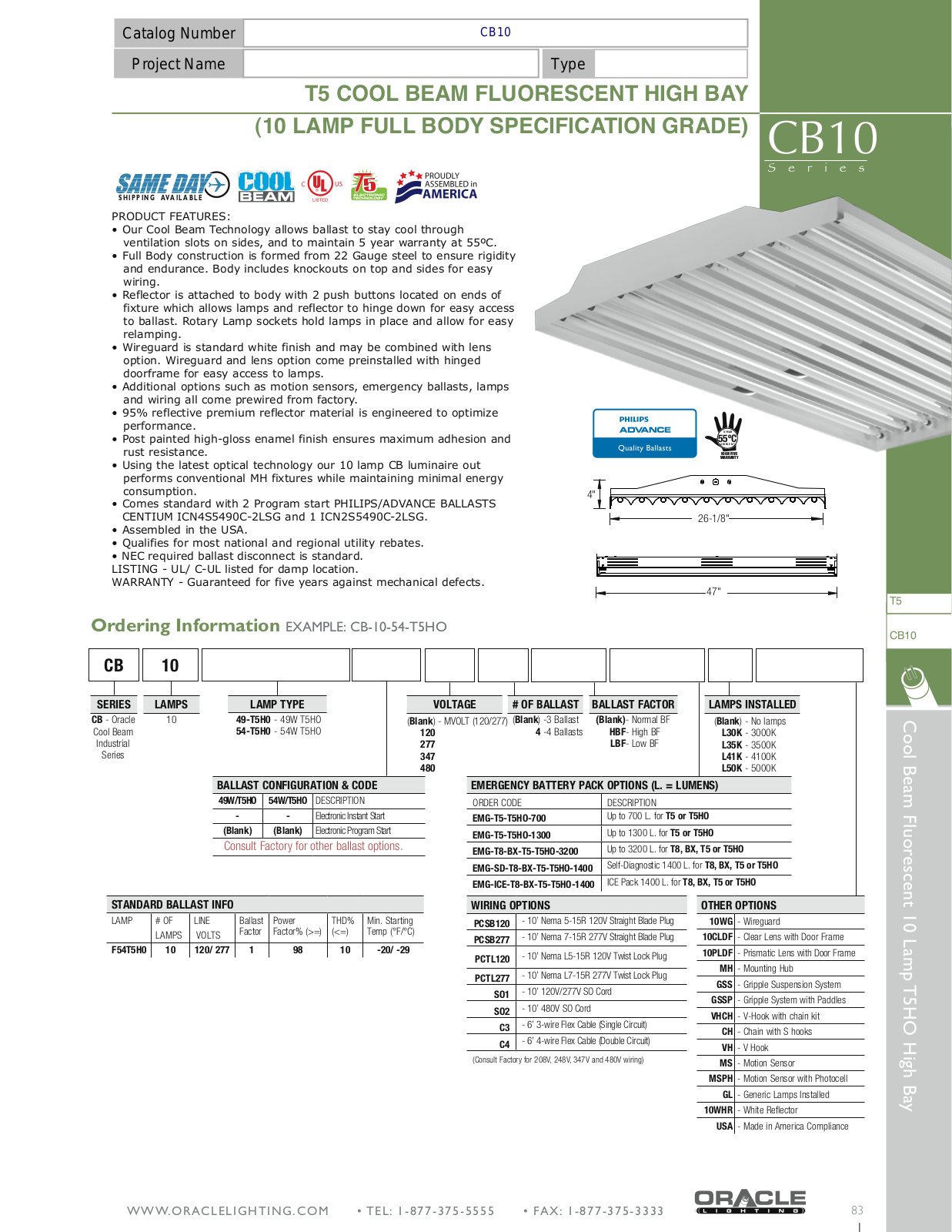 Oracle CB-10 User Manual