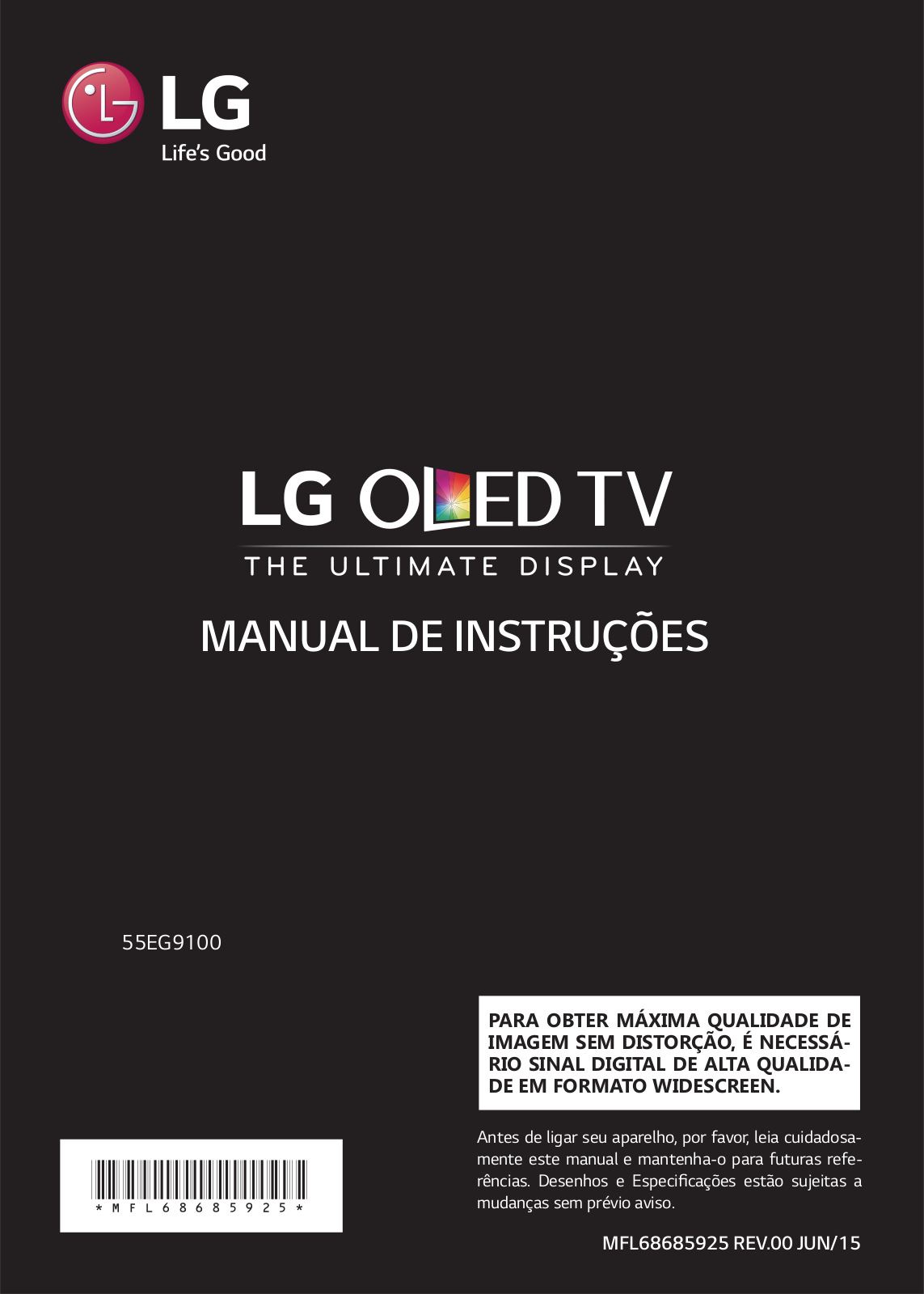 LG 55EG9100 User manual