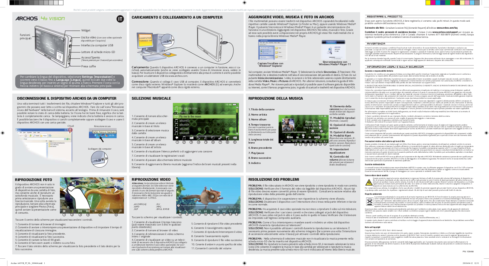 Archos 43 Vision User Manual