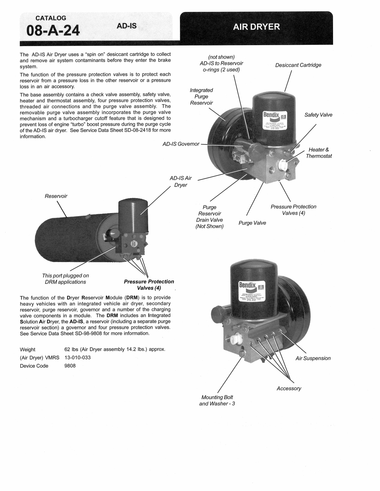 BENDIX 08-A-24 User Manual