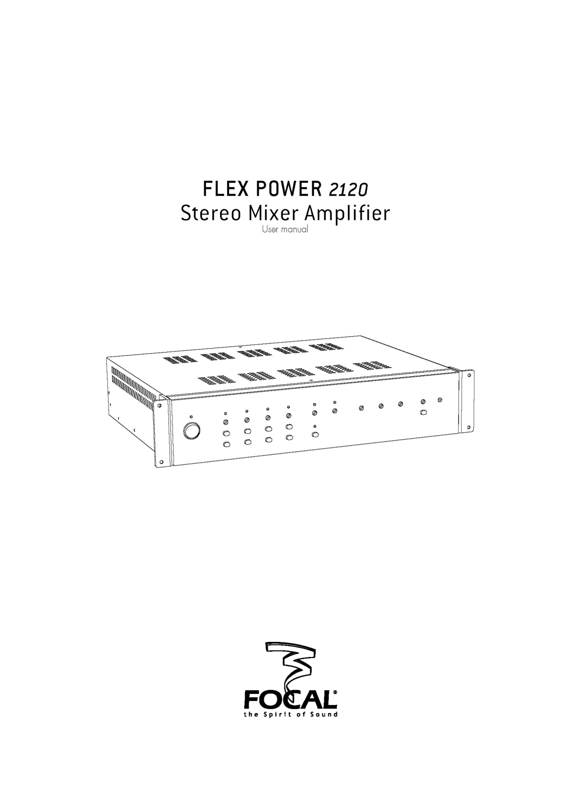 Focal FPS-2120 User Manual