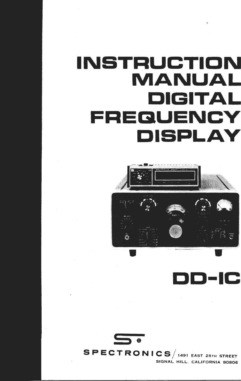 Spectronics DD-1C User Manual - ManualMachine.com