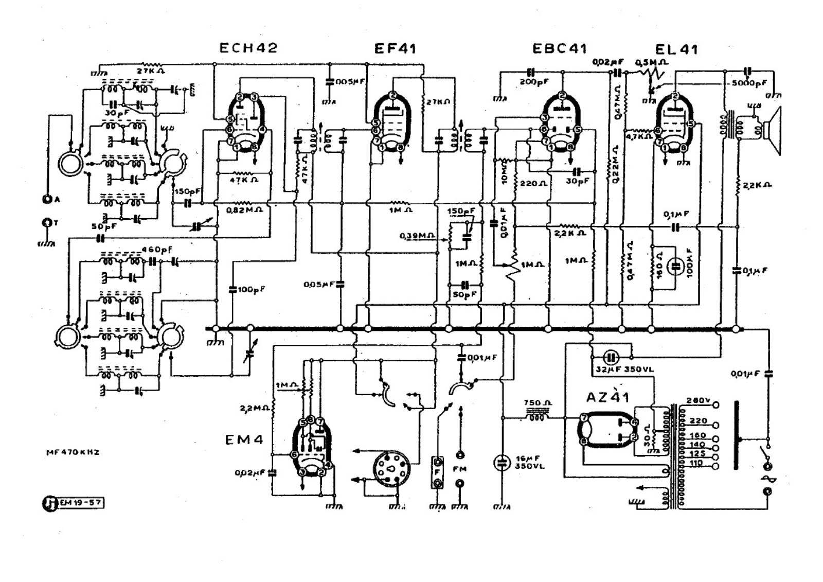 Minerva 515 4 schematic