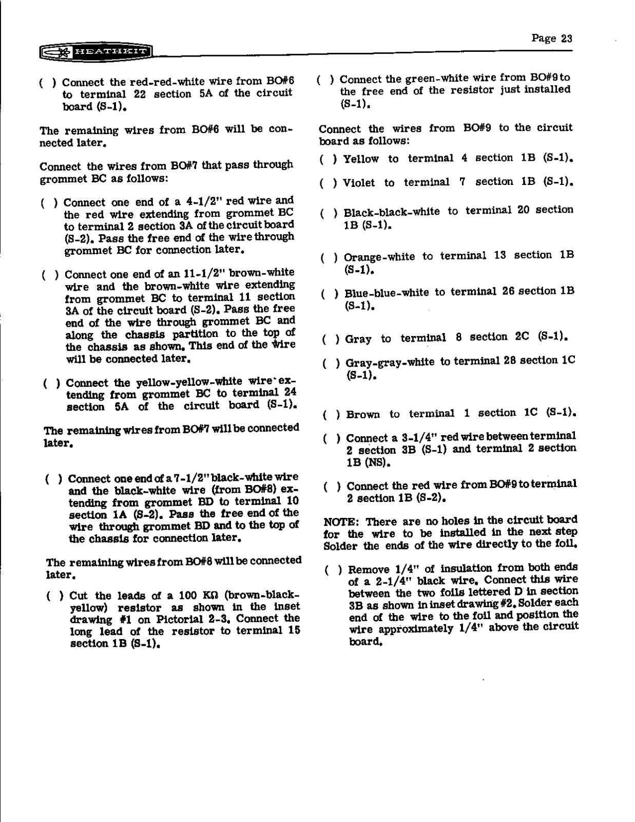 HEATHKIT HW-22a User Manual (PAGE 23)