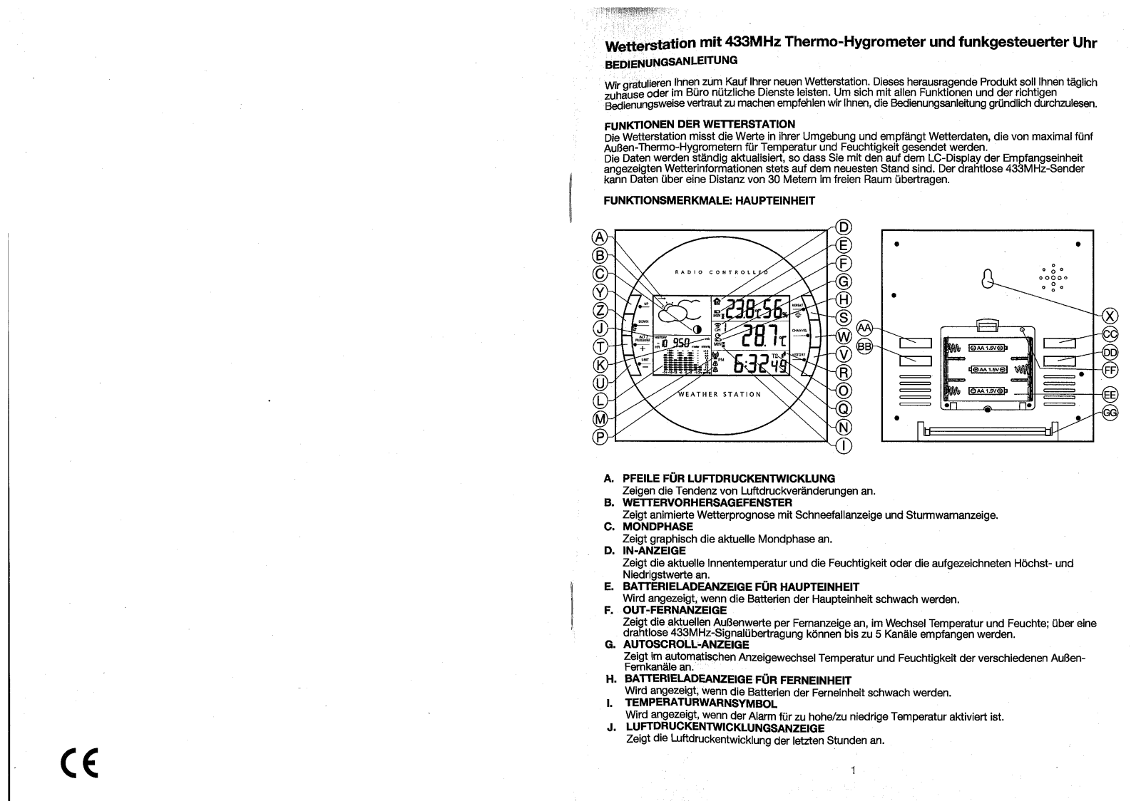 Conrad 1 pc(s) Operation Manual