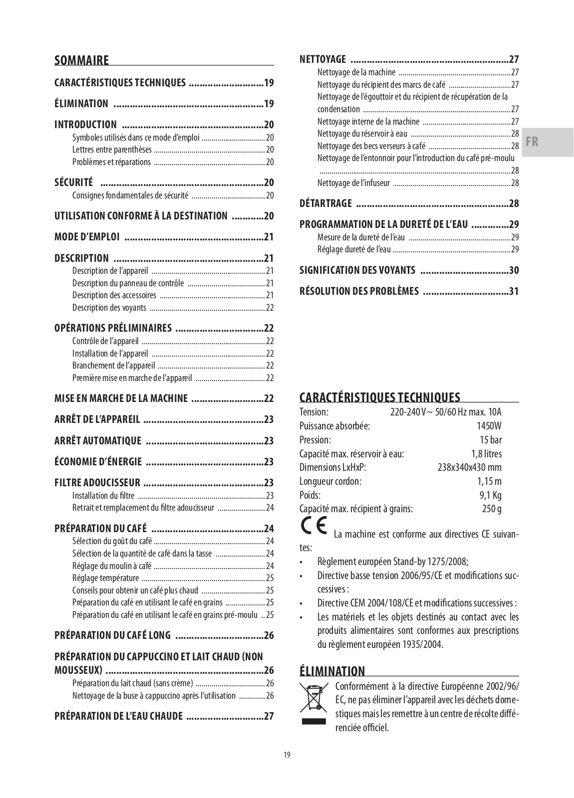 DELONGHI ECAM 23.120B User Manual