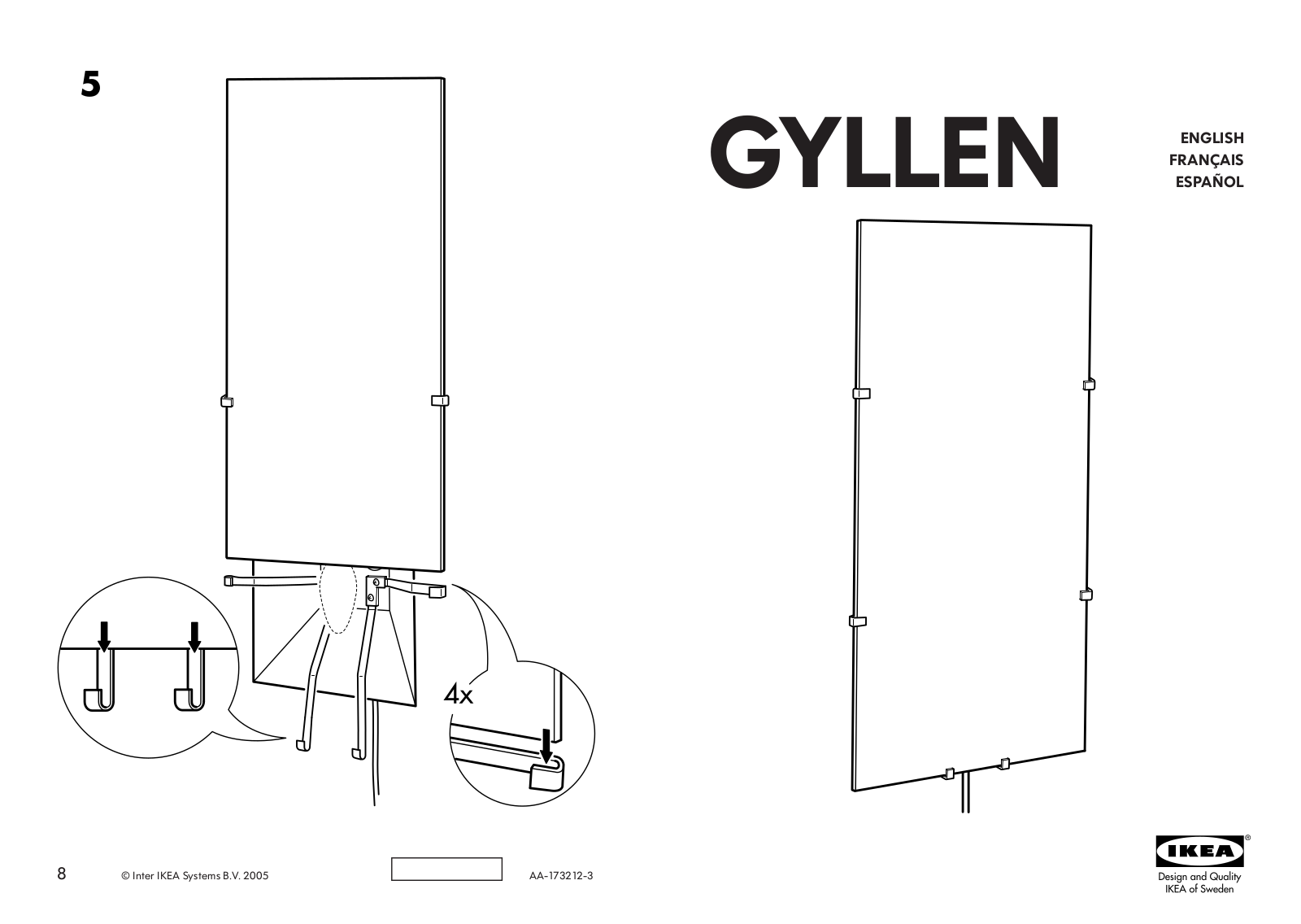 IKEA AA-173212-3 User Manual