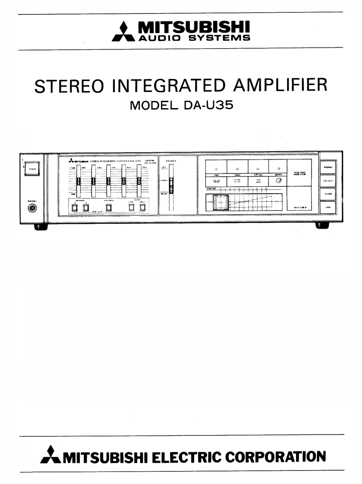 Mitsubishi DAU-35 Schematic