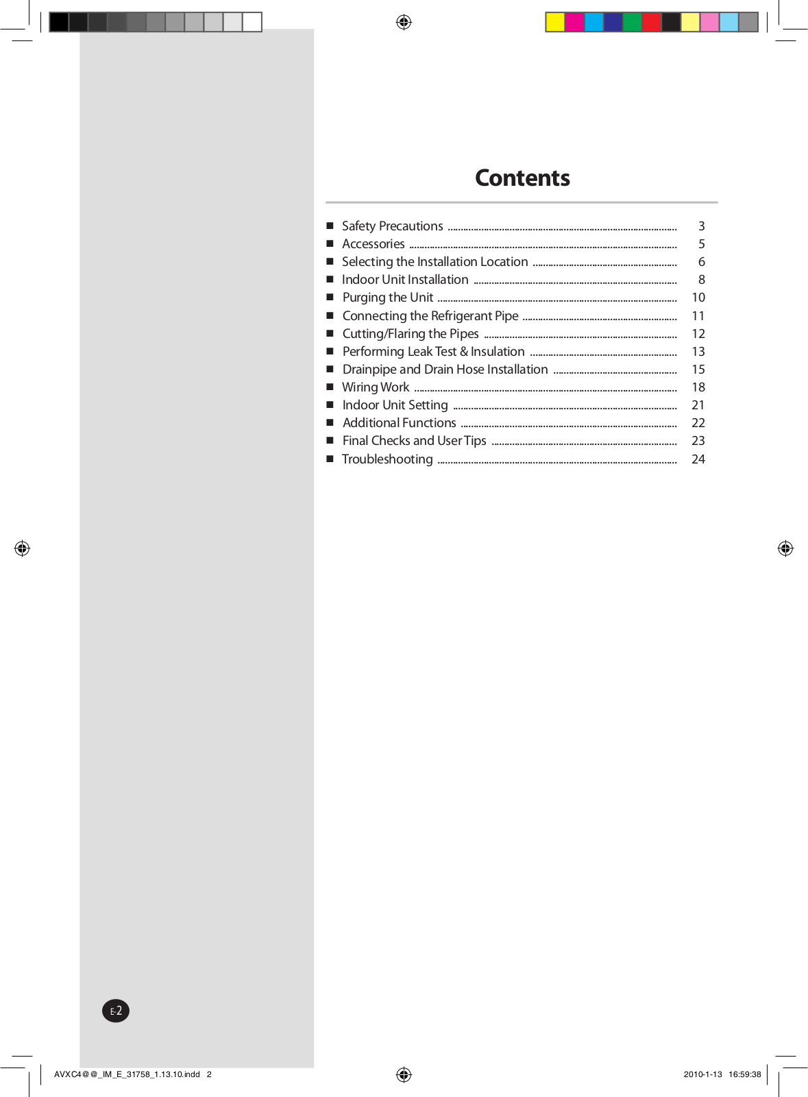 Samsung AV-XC4H145CE, AV-XC4H100CE, AV-XC4H110CE, AV-XC4H072CE User Manual