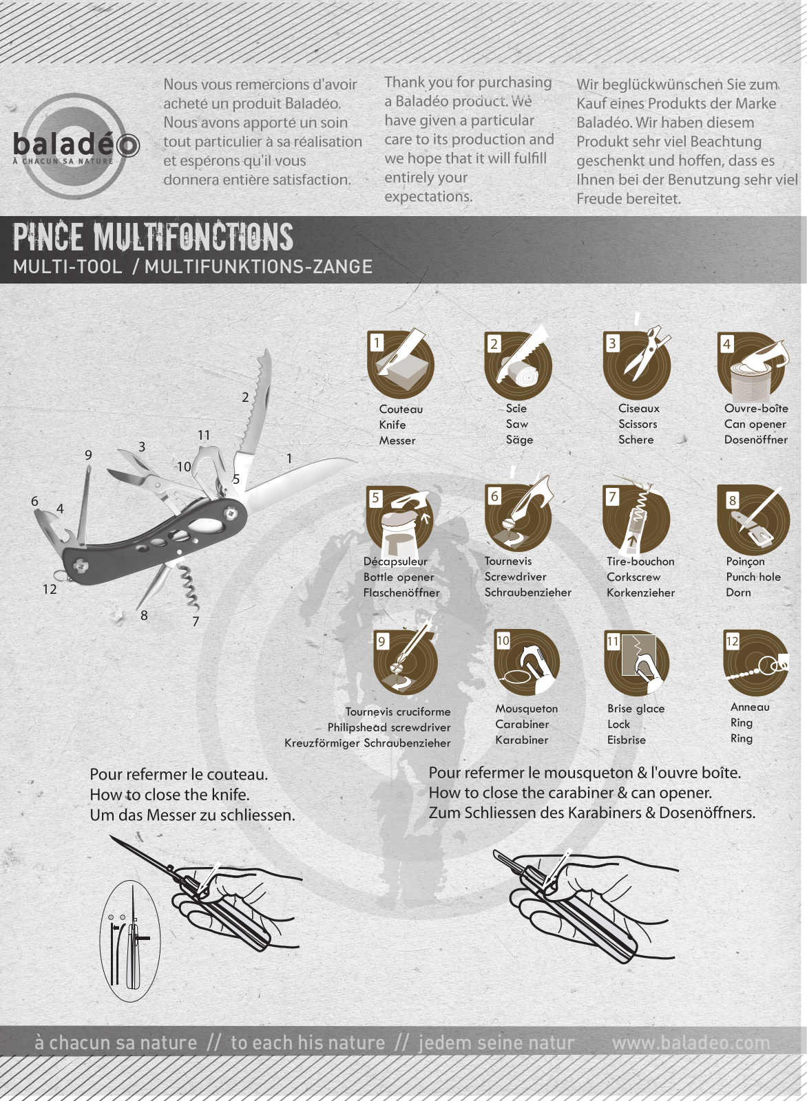 Baladeo ECO094 User Manual