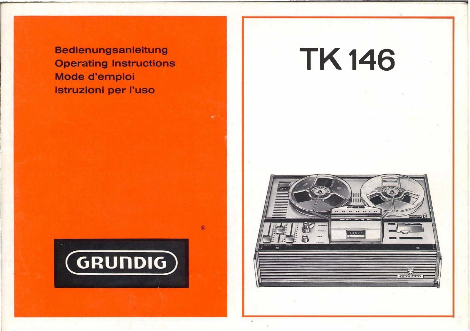 Grundig TK-146 Owners Manual