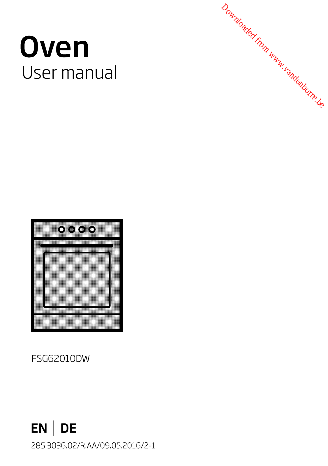 BEKO FSG 62010 DW User Manual