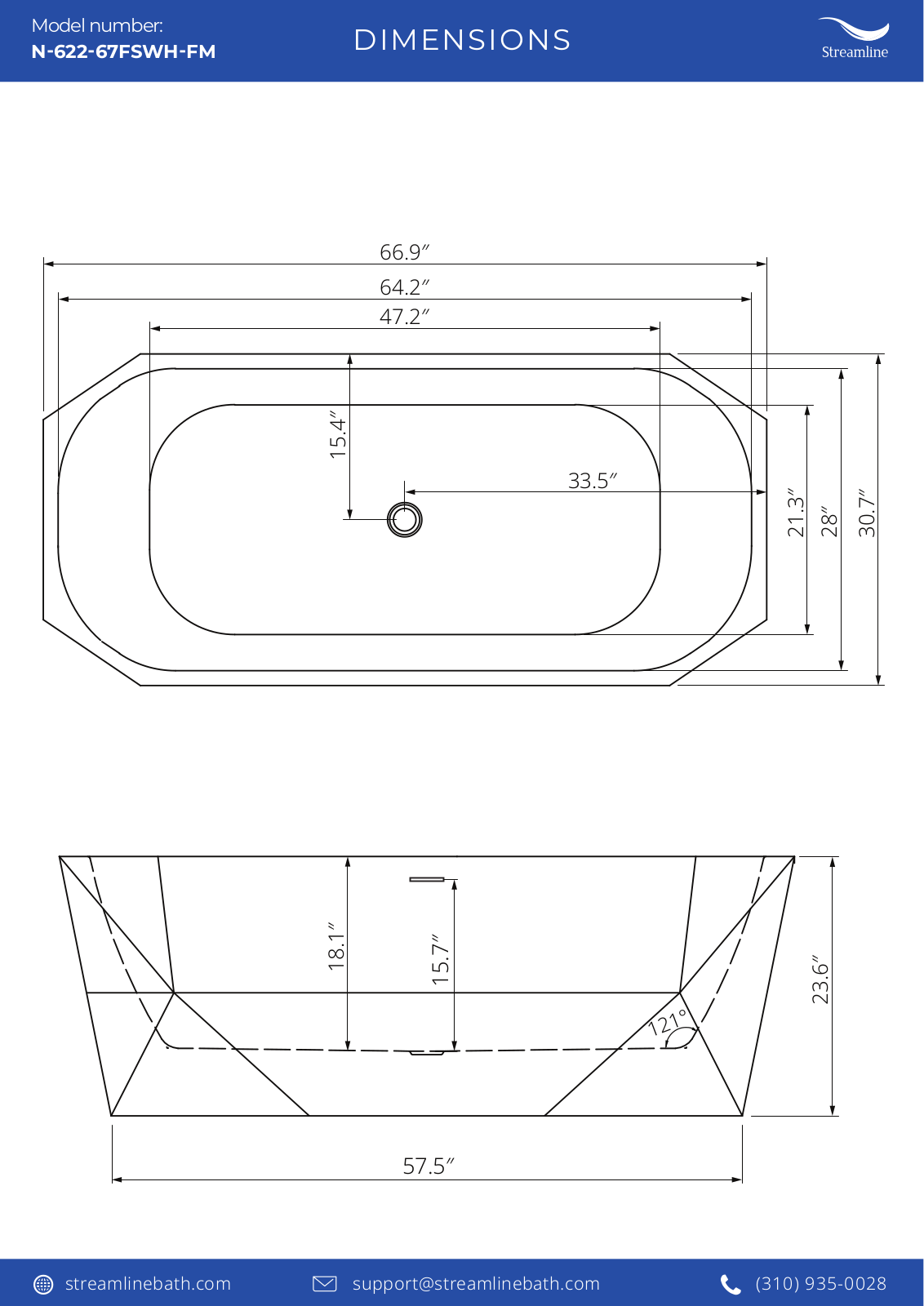 Streamline Bath SLBH5003 Specifications - ManualMachine.com
