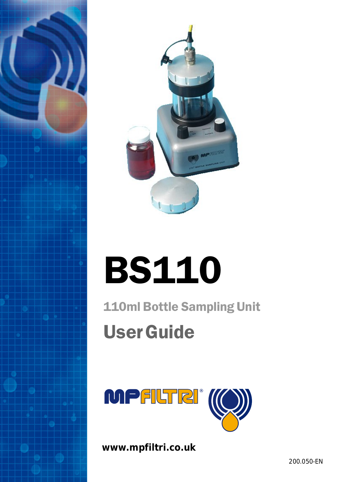 MP Filtri BS110 User Manual